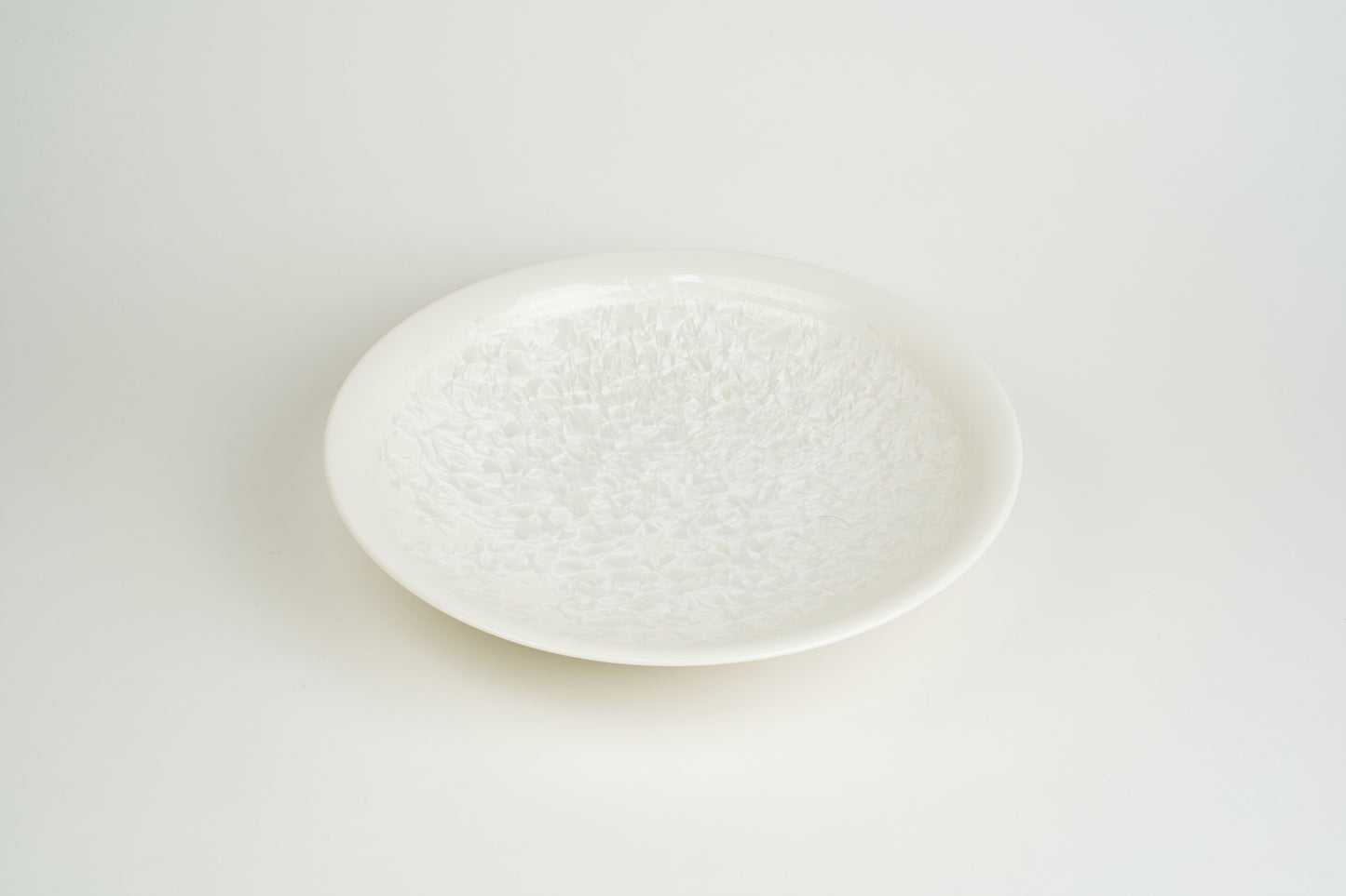 Crystal Flower 8-inch Flat Bowl