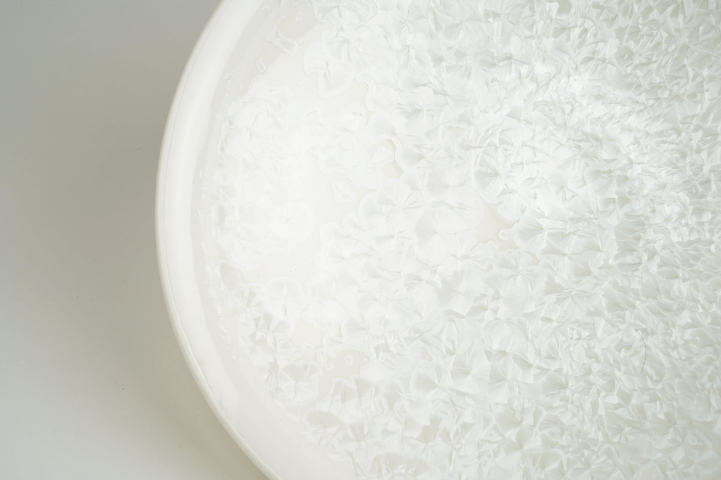 Crystal Flower 8-inch Flat Bowl