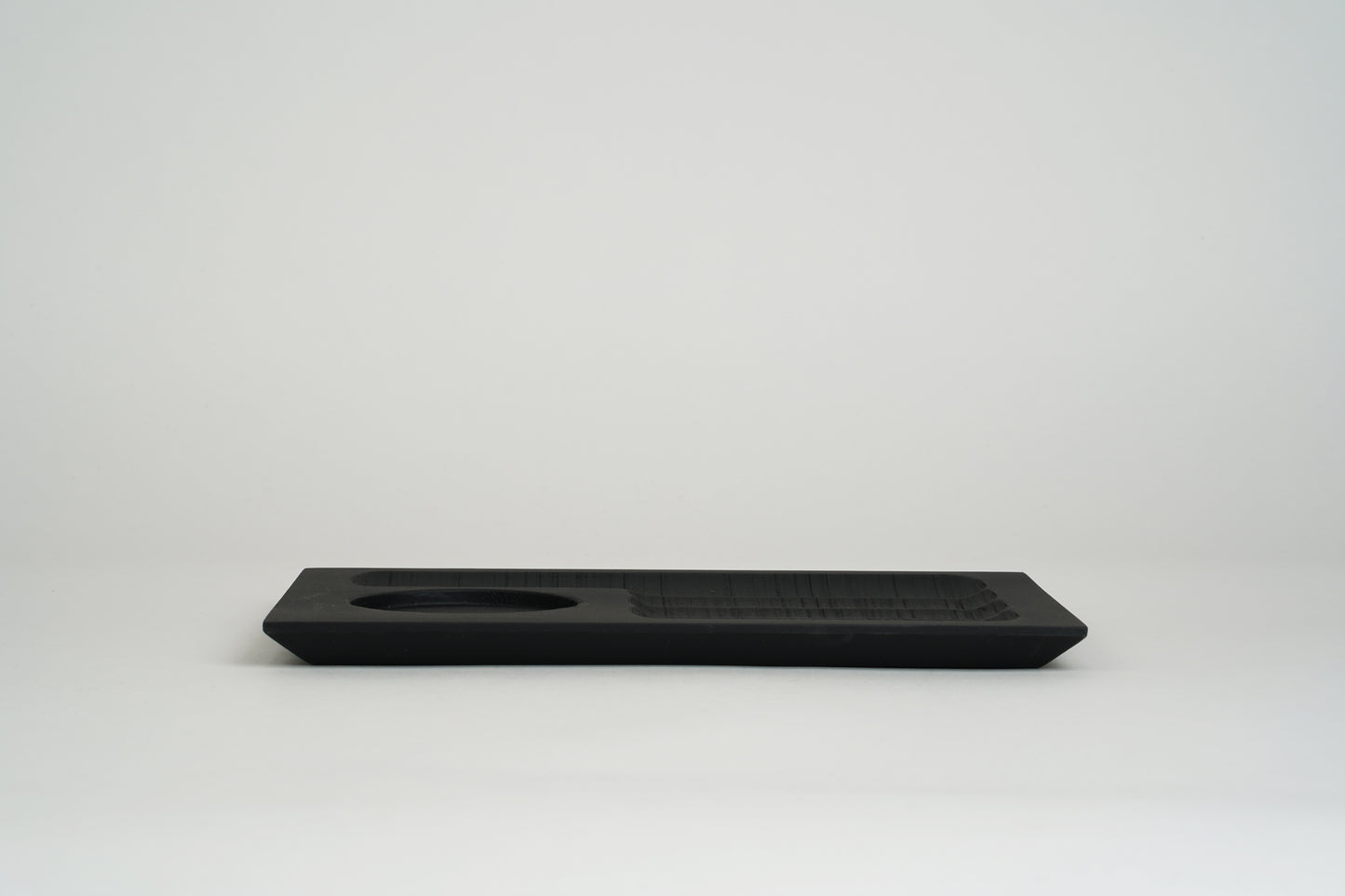 Bamboo Charcoal Lacquered Hospitality Tray