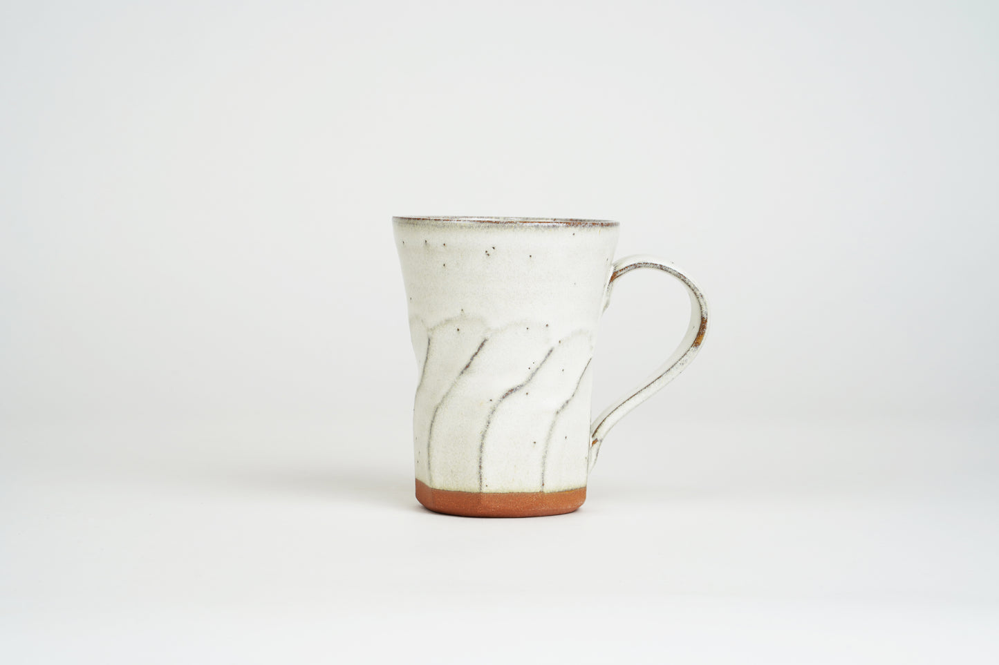 White Shaved Line Mug