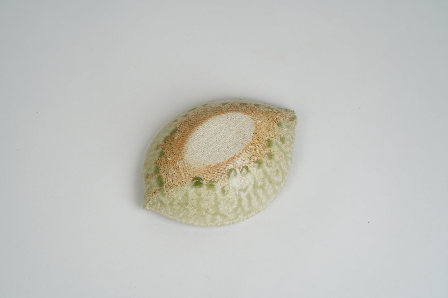 Green Glaze Lotus-Shaped Small Bowl