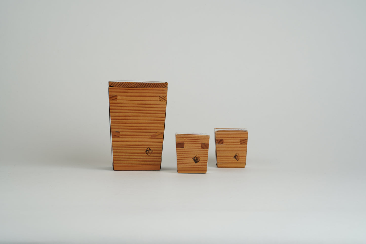 Cedar sake set