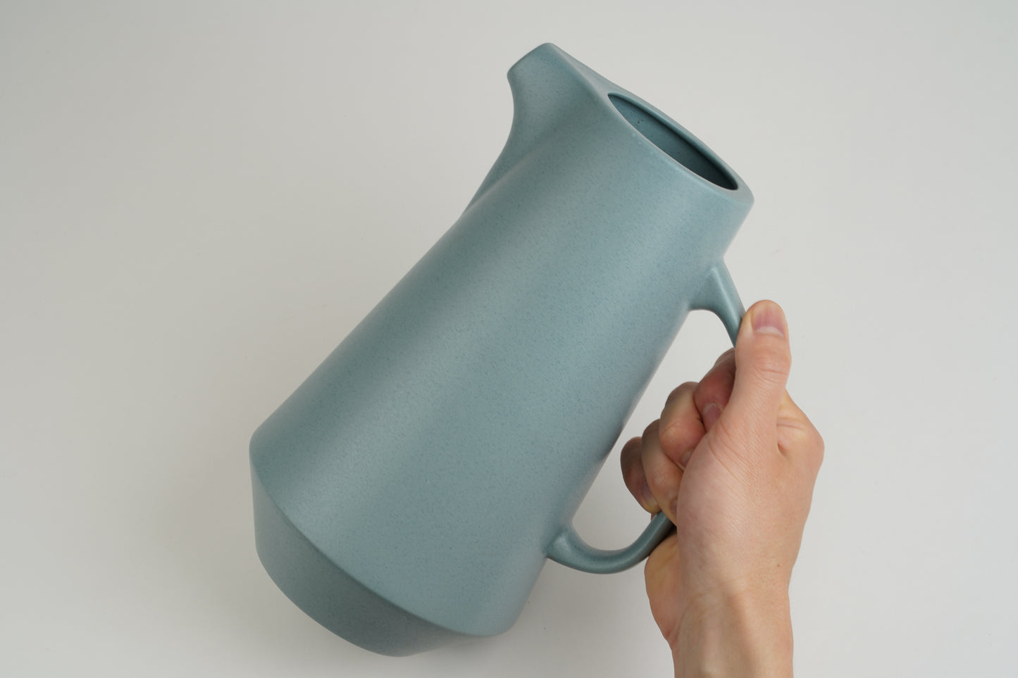 Stylish blue-grey pitcher