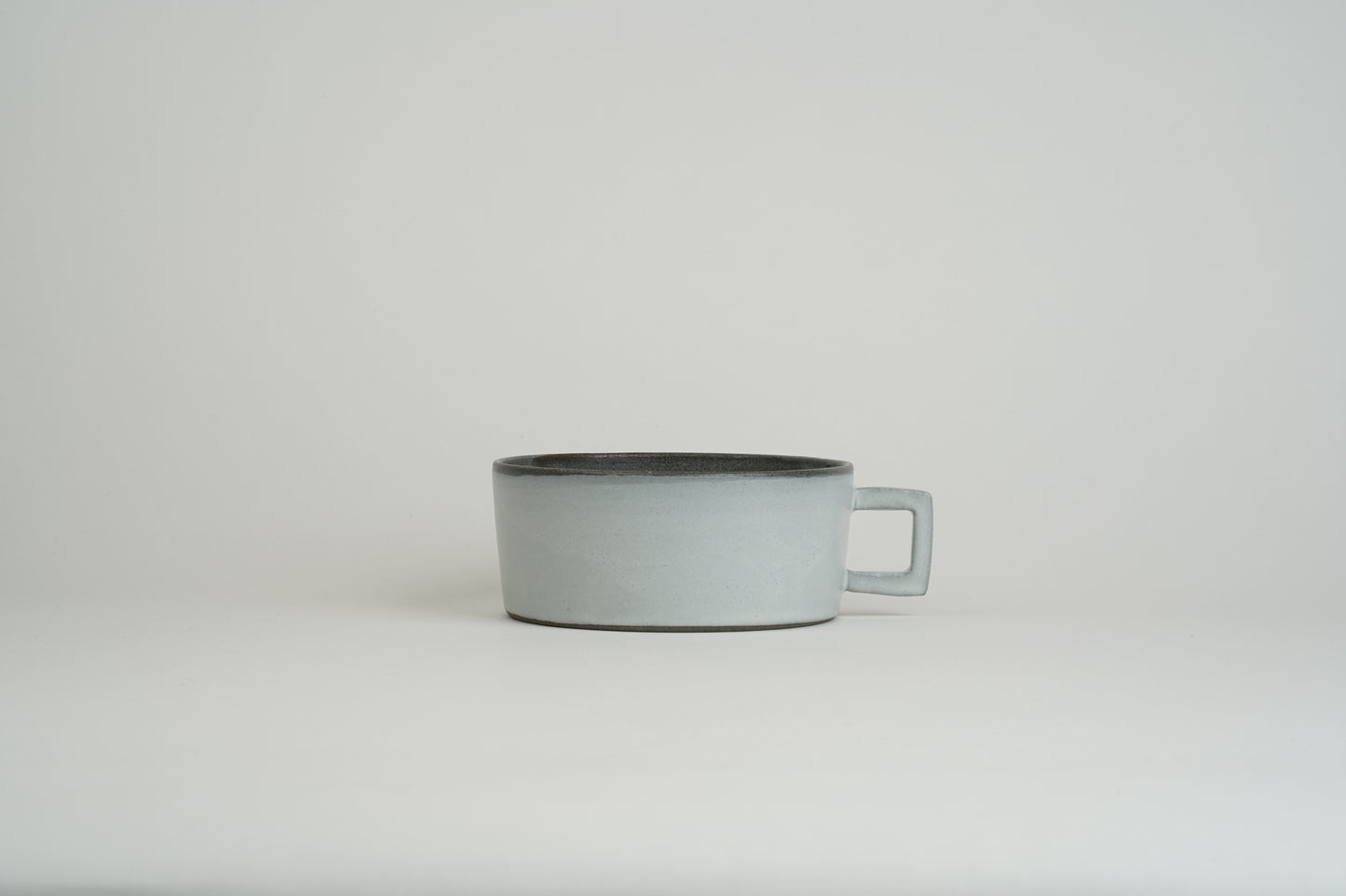 Gray soup cup