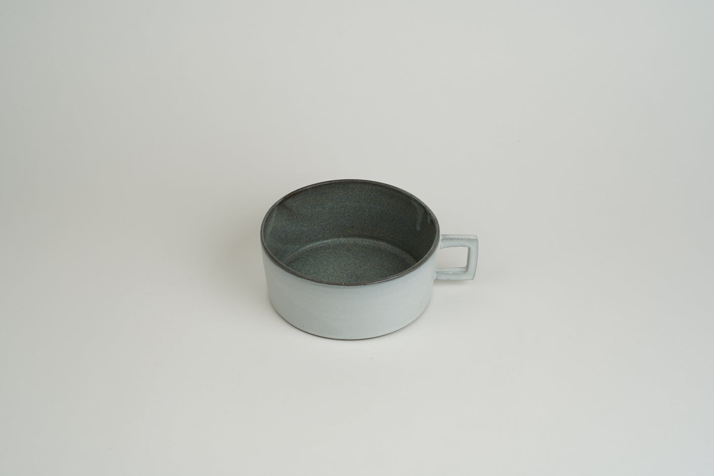 Gray soup cup