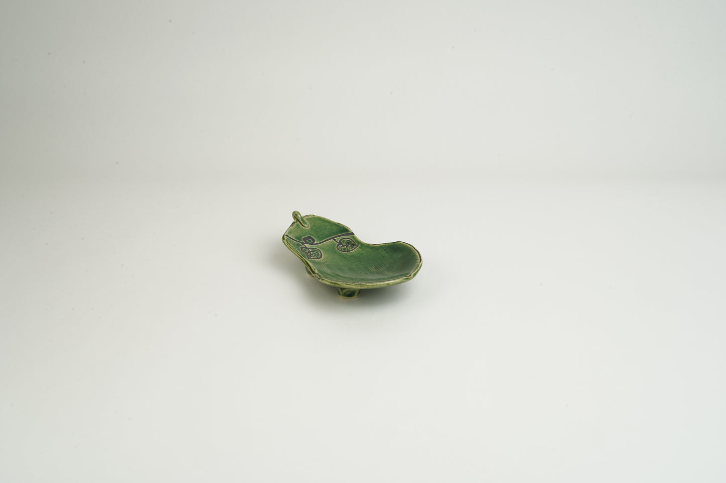 織部ひょうたん小皿