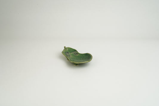 織部ひょうたん小皿
