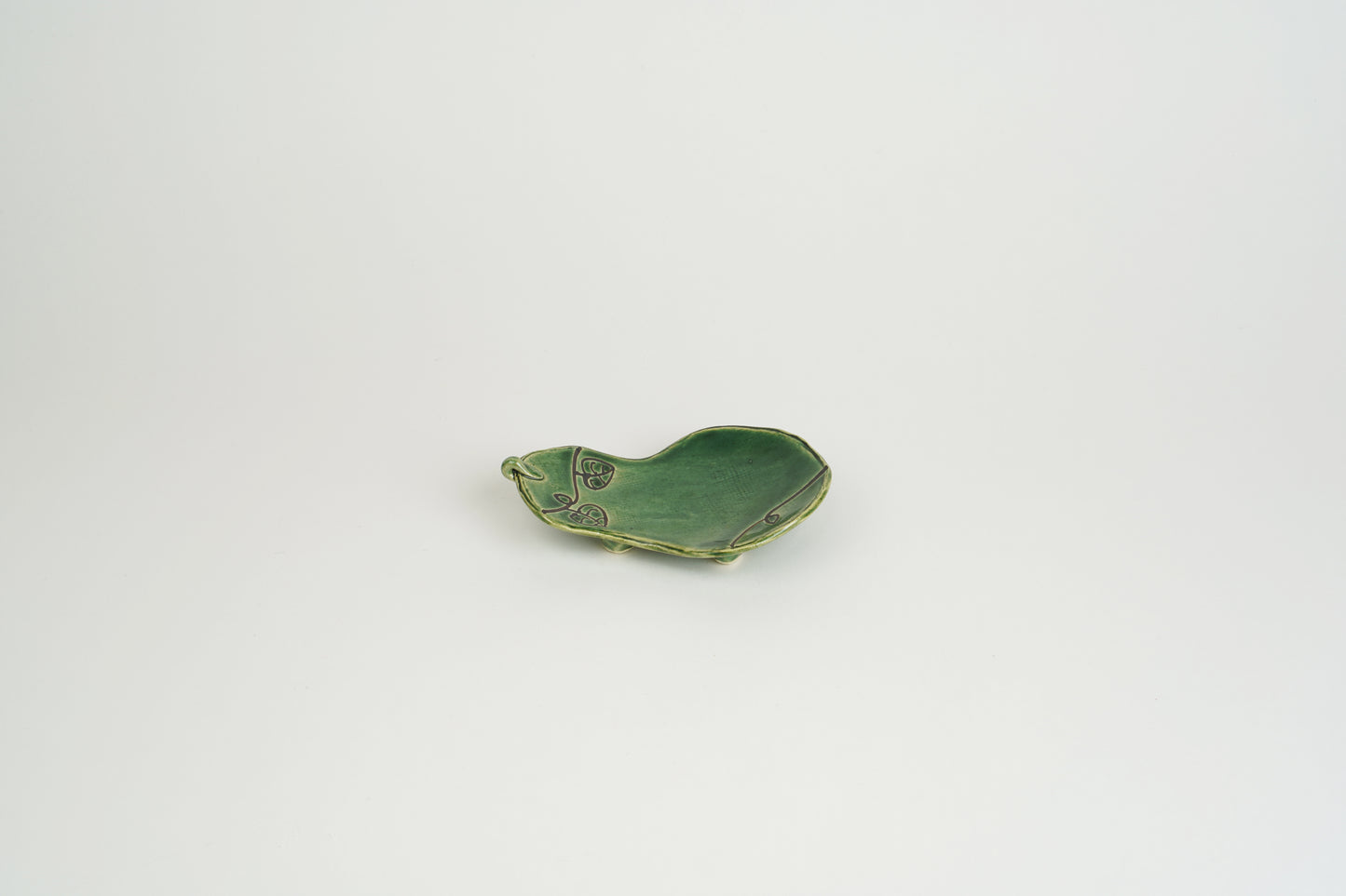 Oribe gourd small plate