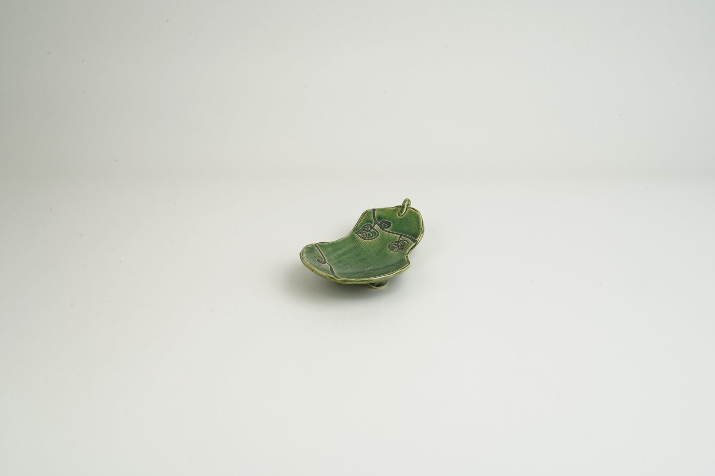 織部ひょうたん小皿