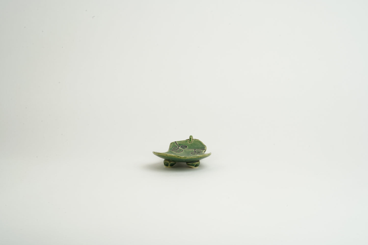 織部ひょうたん小皿