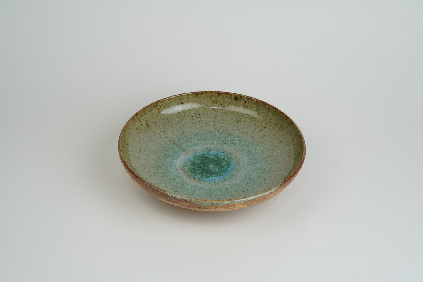 Glass Glazed 7.0 Flat Bowl