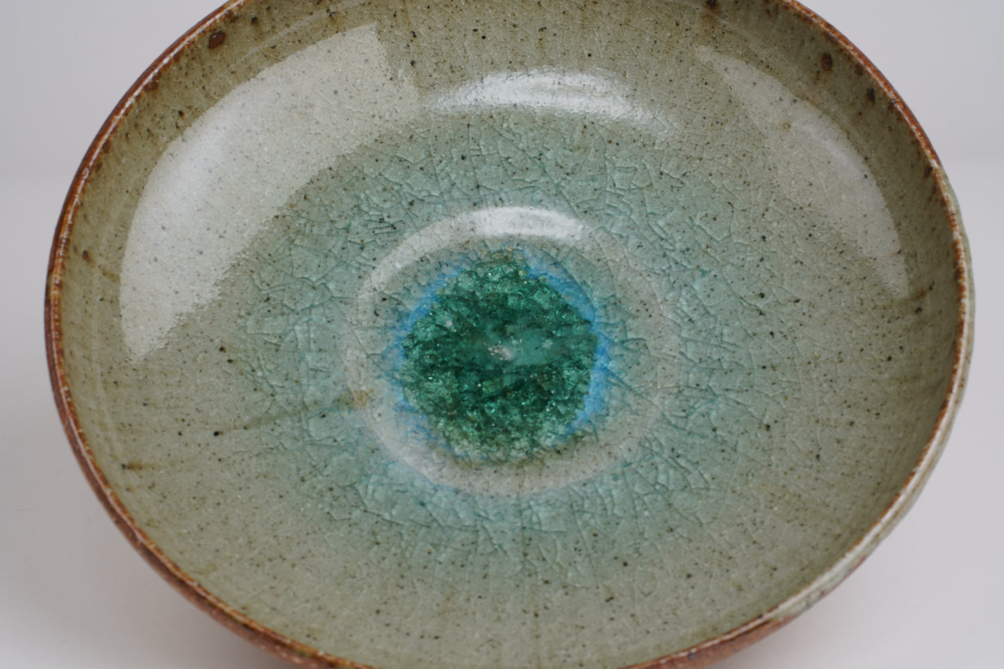 Glass Glazed 7.0 Flat Bowl