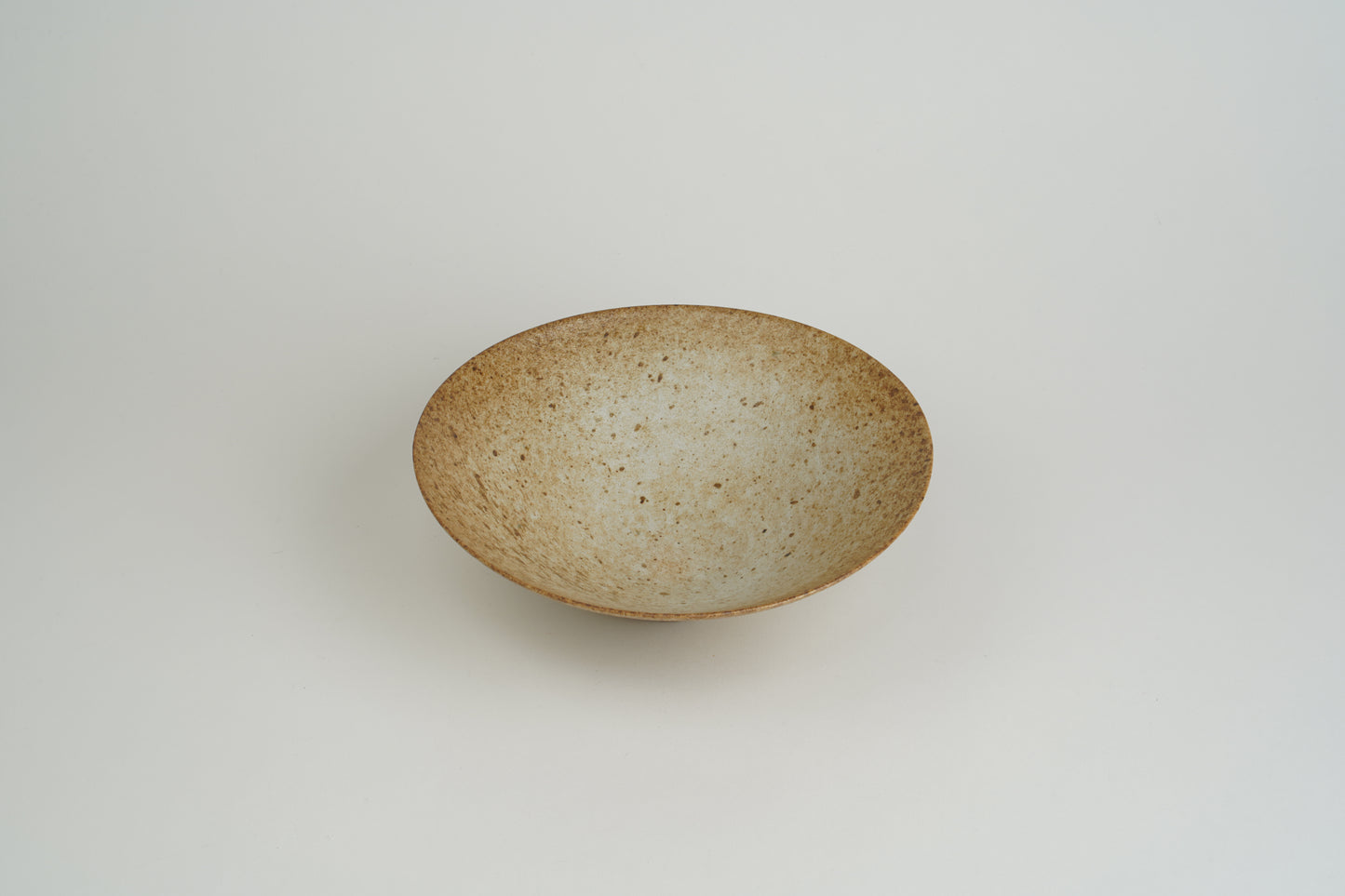 Ash glaze 6.0 flat bowl