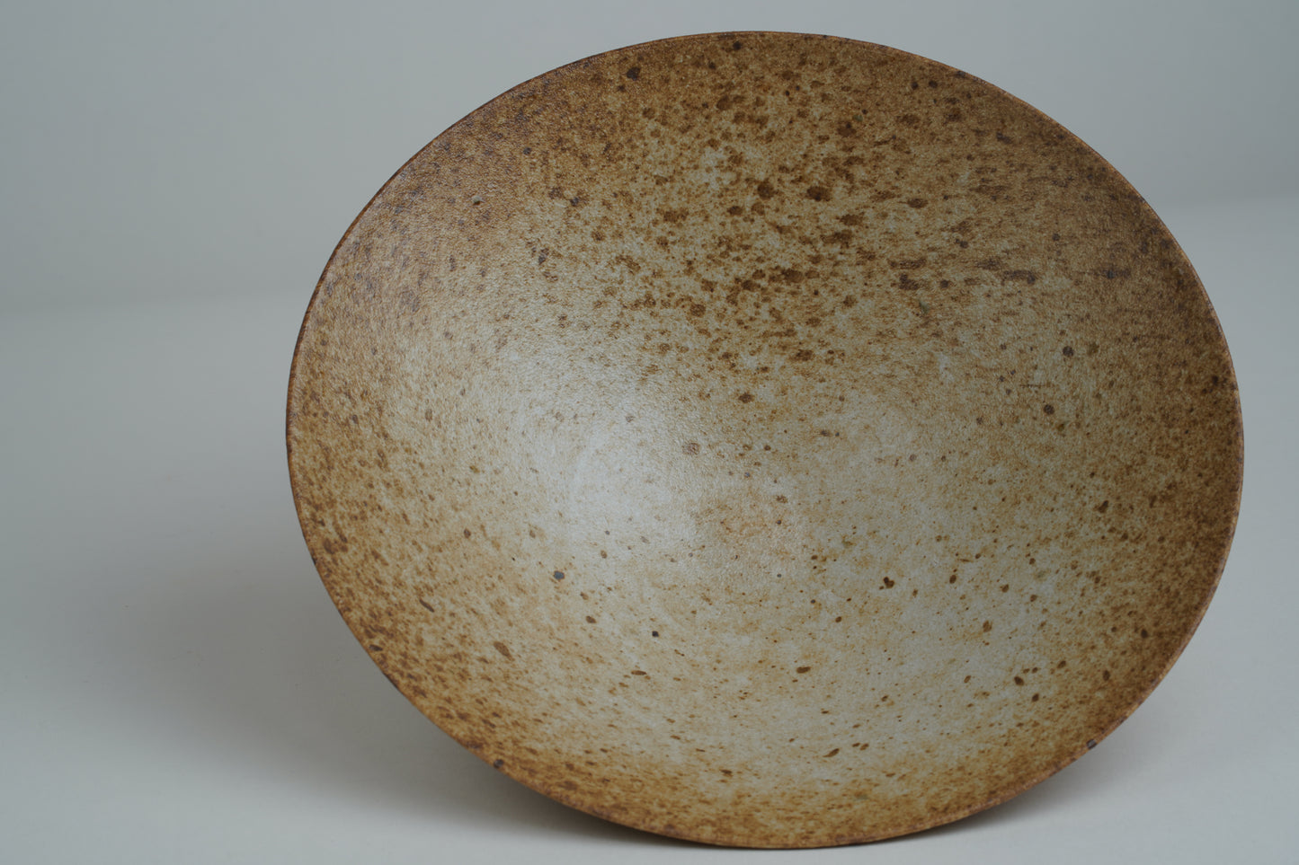 Ash glaze 6.0 flat bowl