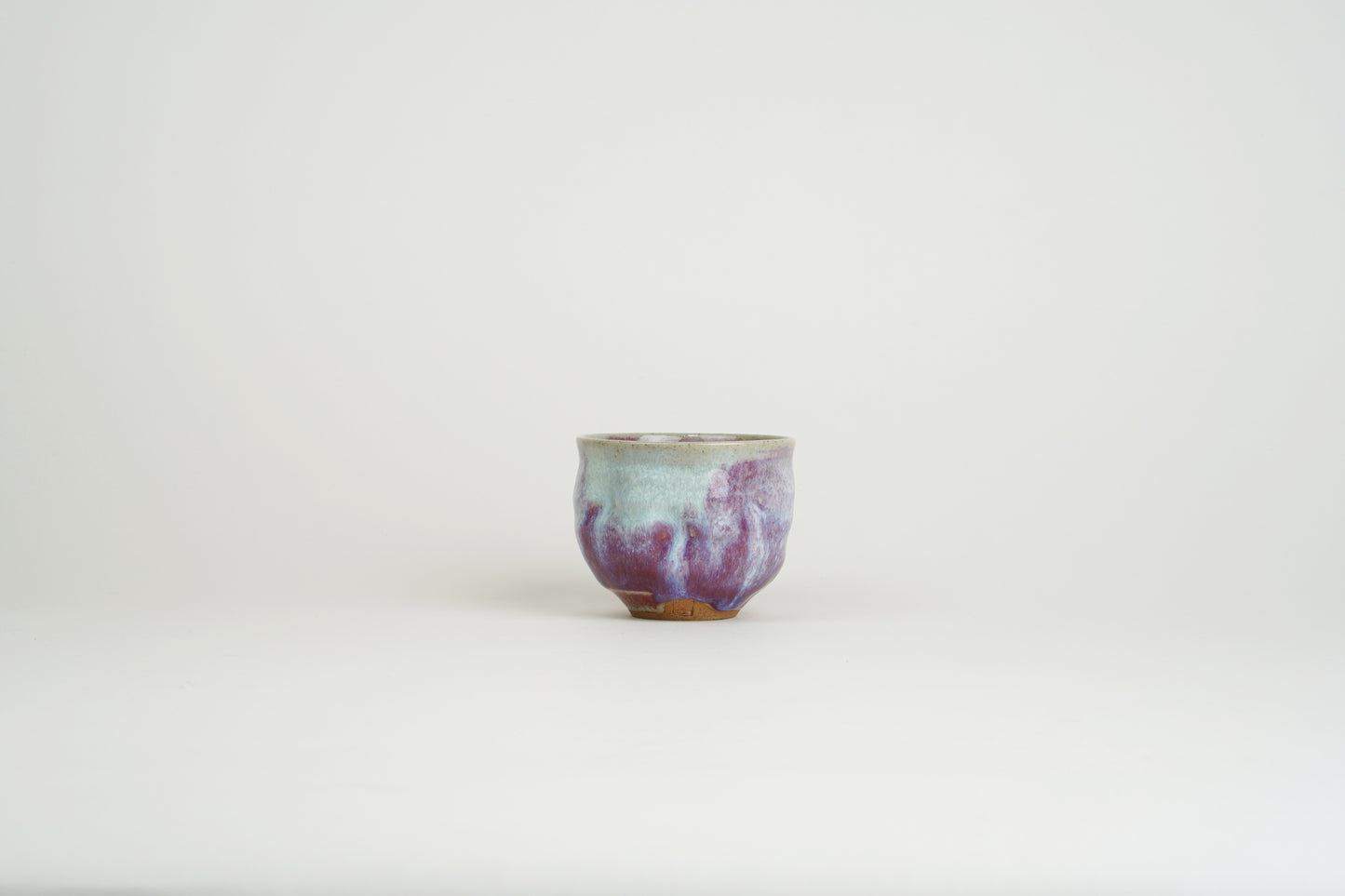 Cinnabar sake cup