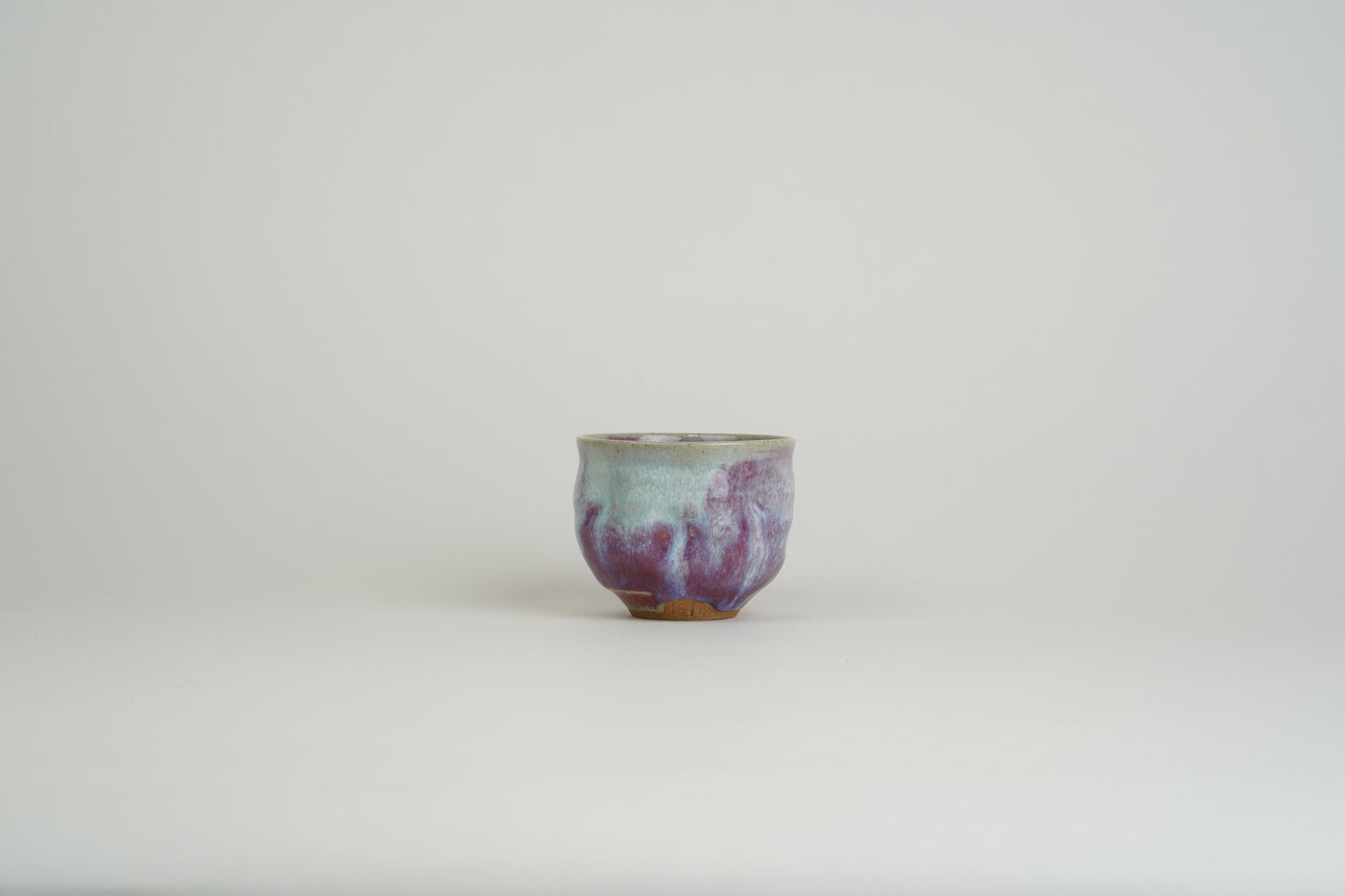 Cinnabar sake cup