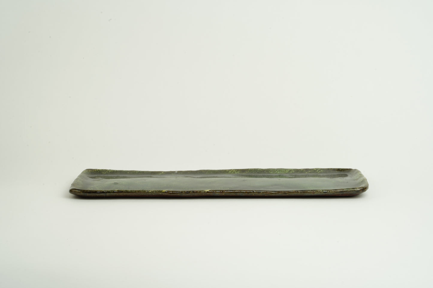 Deep Green Appetizer Plate