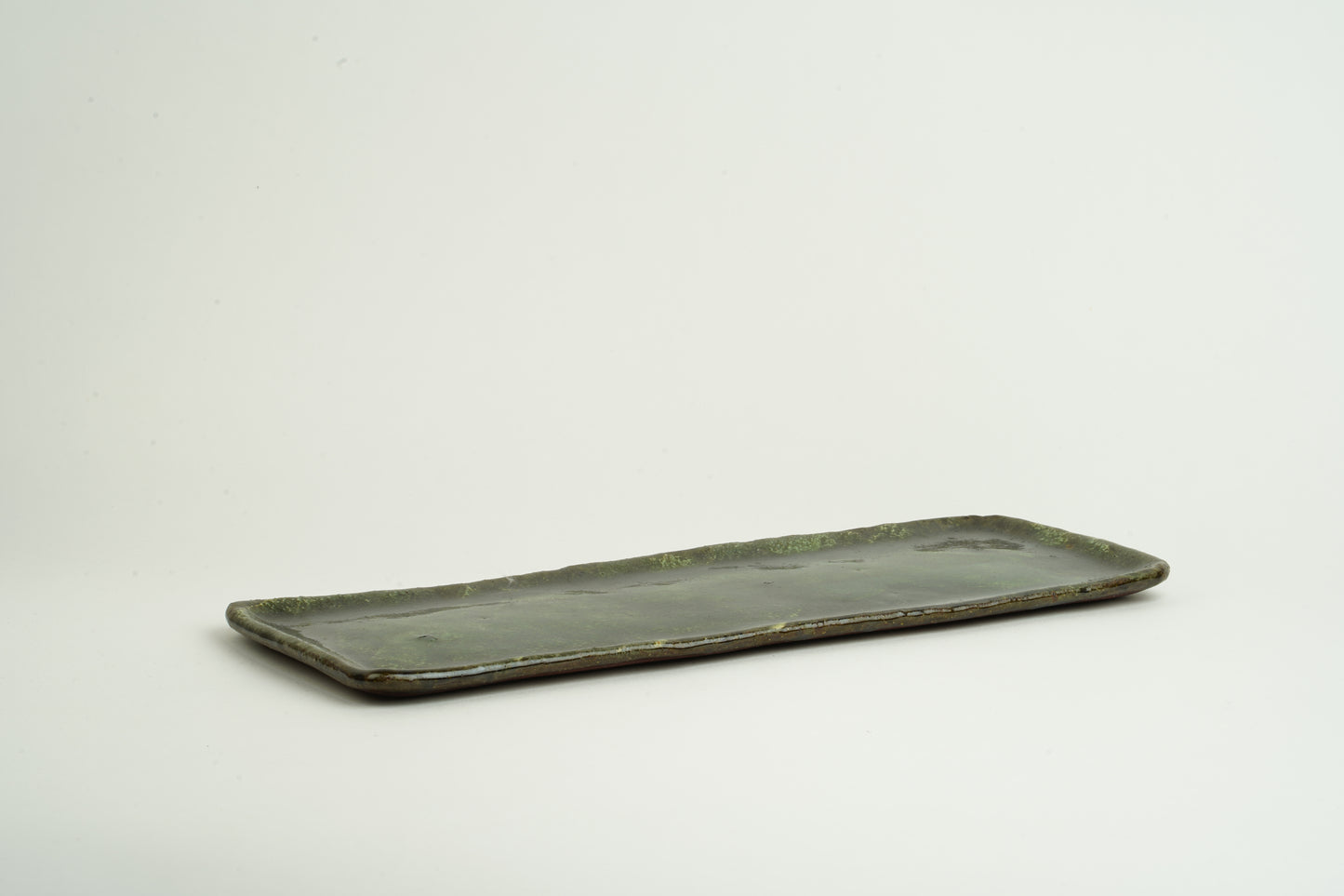Deep Green Appetizer Plate