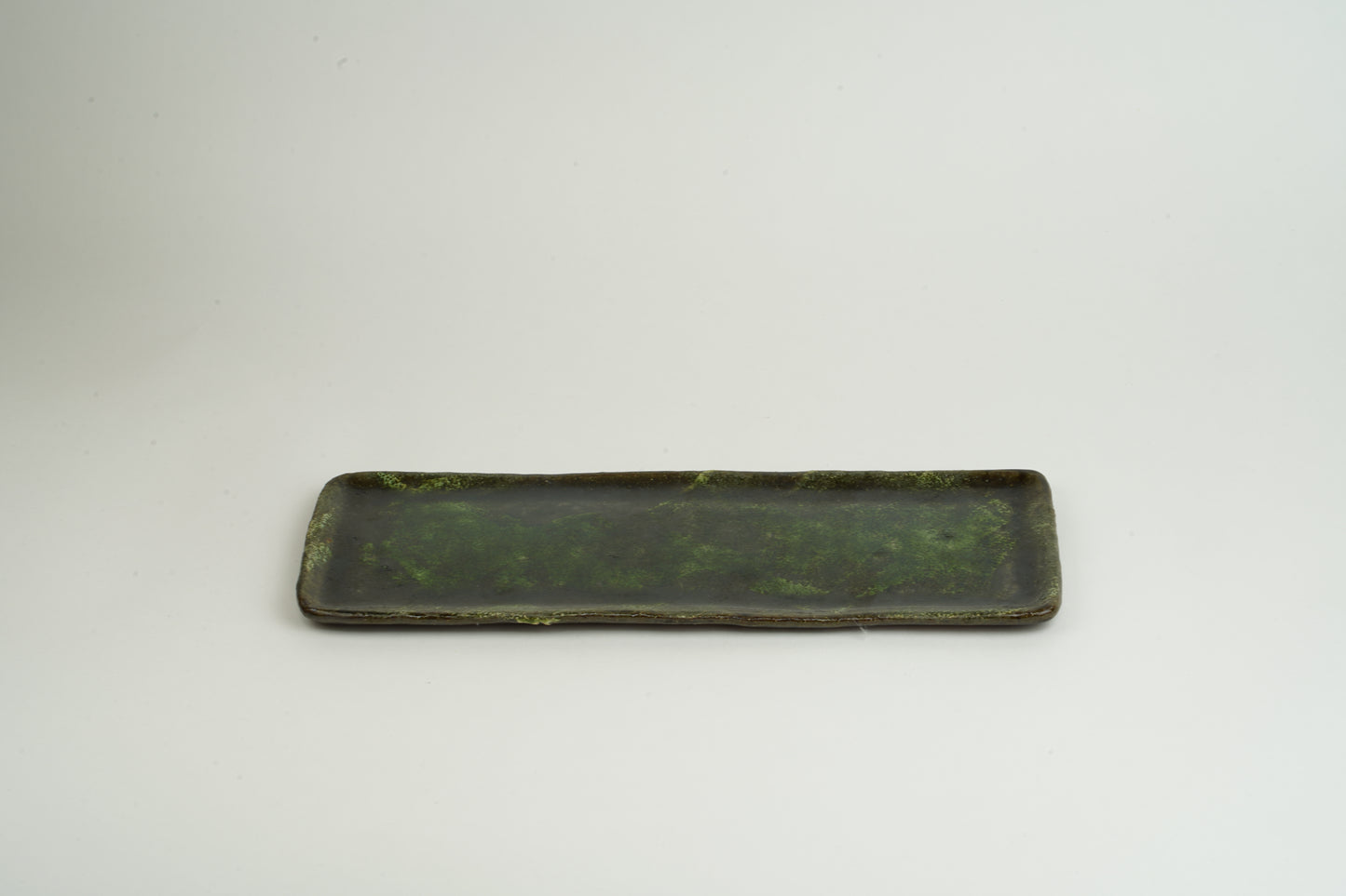 Deep Green Appetizer Plate