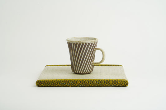 White Glazed Cool Mug