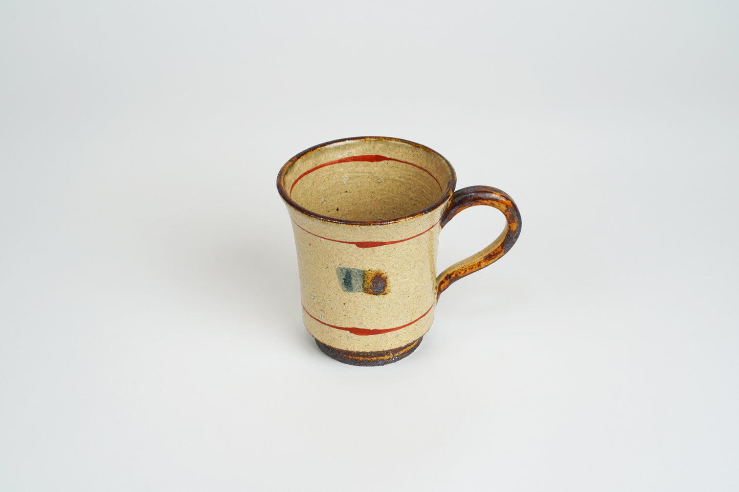 Iron Glazed Red Mug