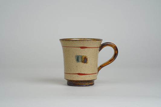 Iron Glazed Red Mug