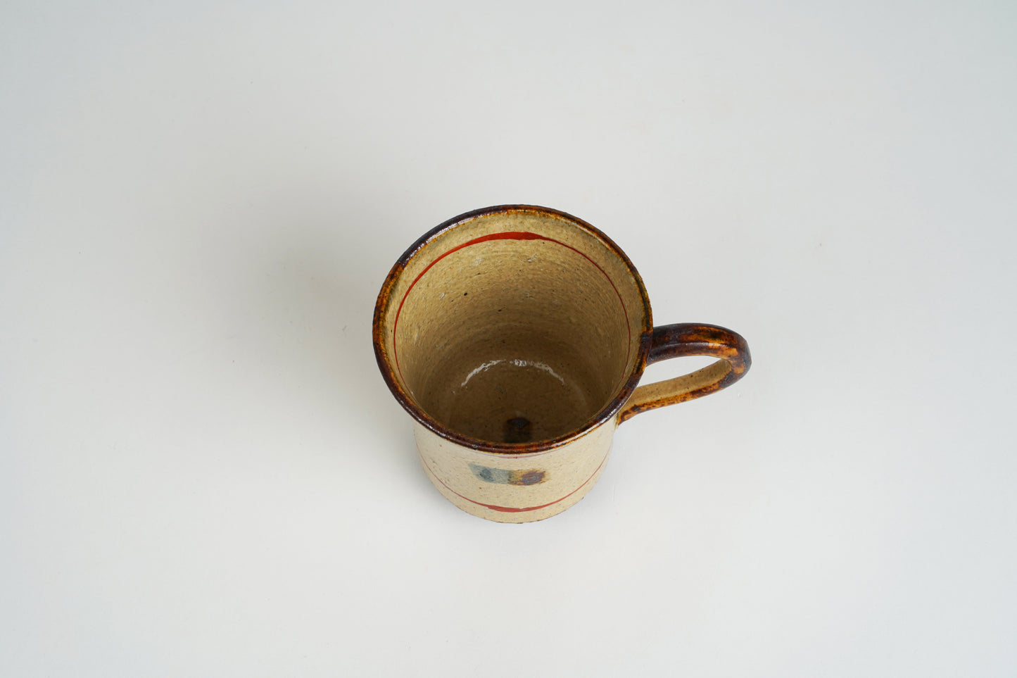 Iron Glazed Red Mug