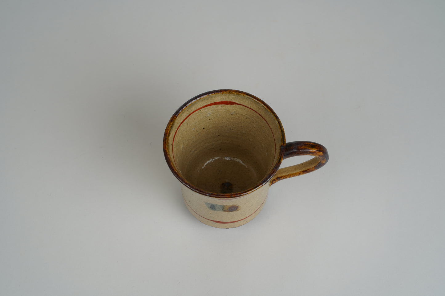 Iron Glazed Red Mug