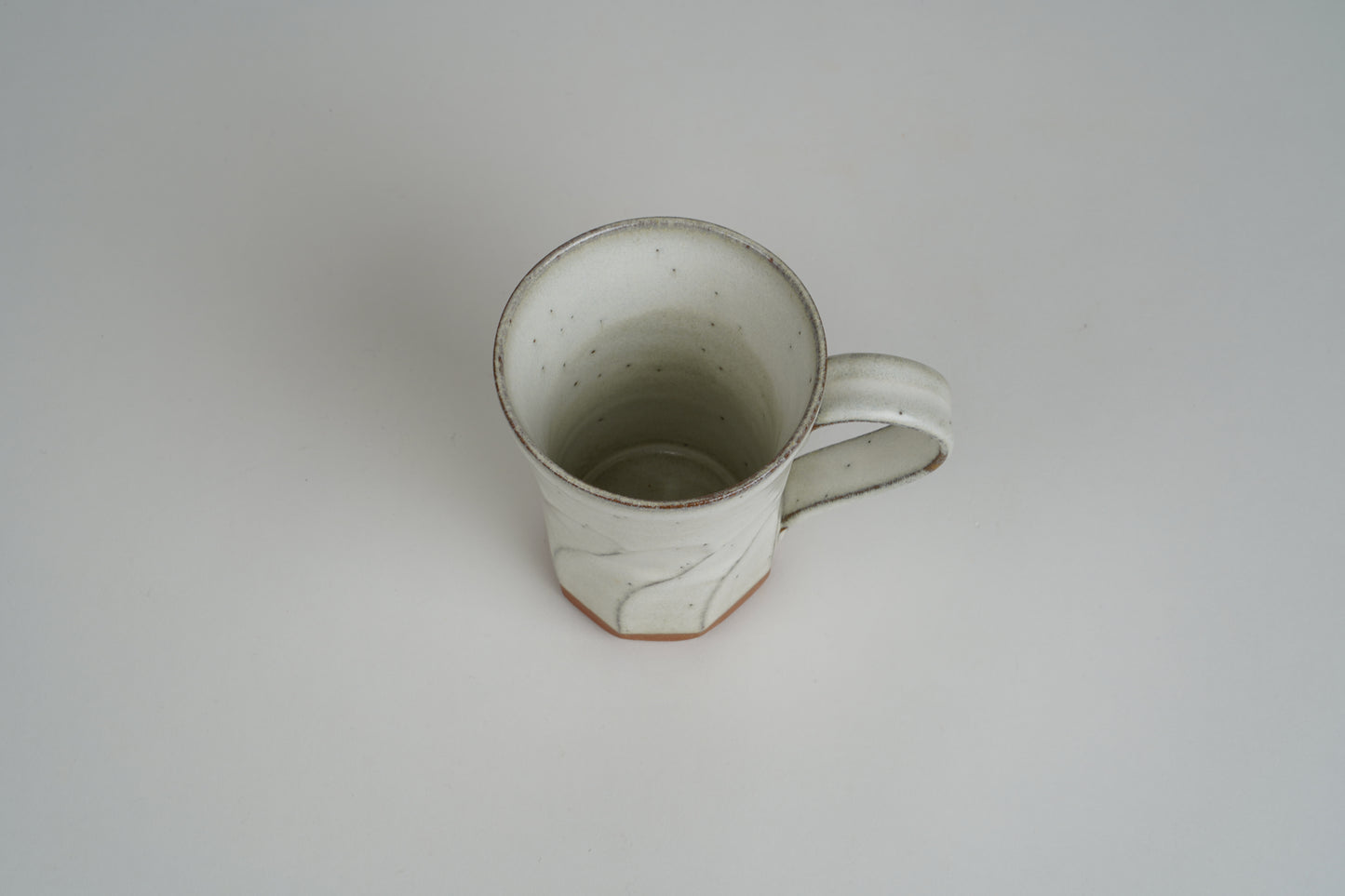 White Shaved Line Mug