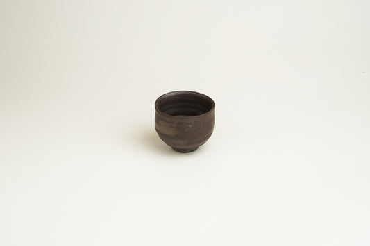 Yakishime sake cup (Hagi ware)