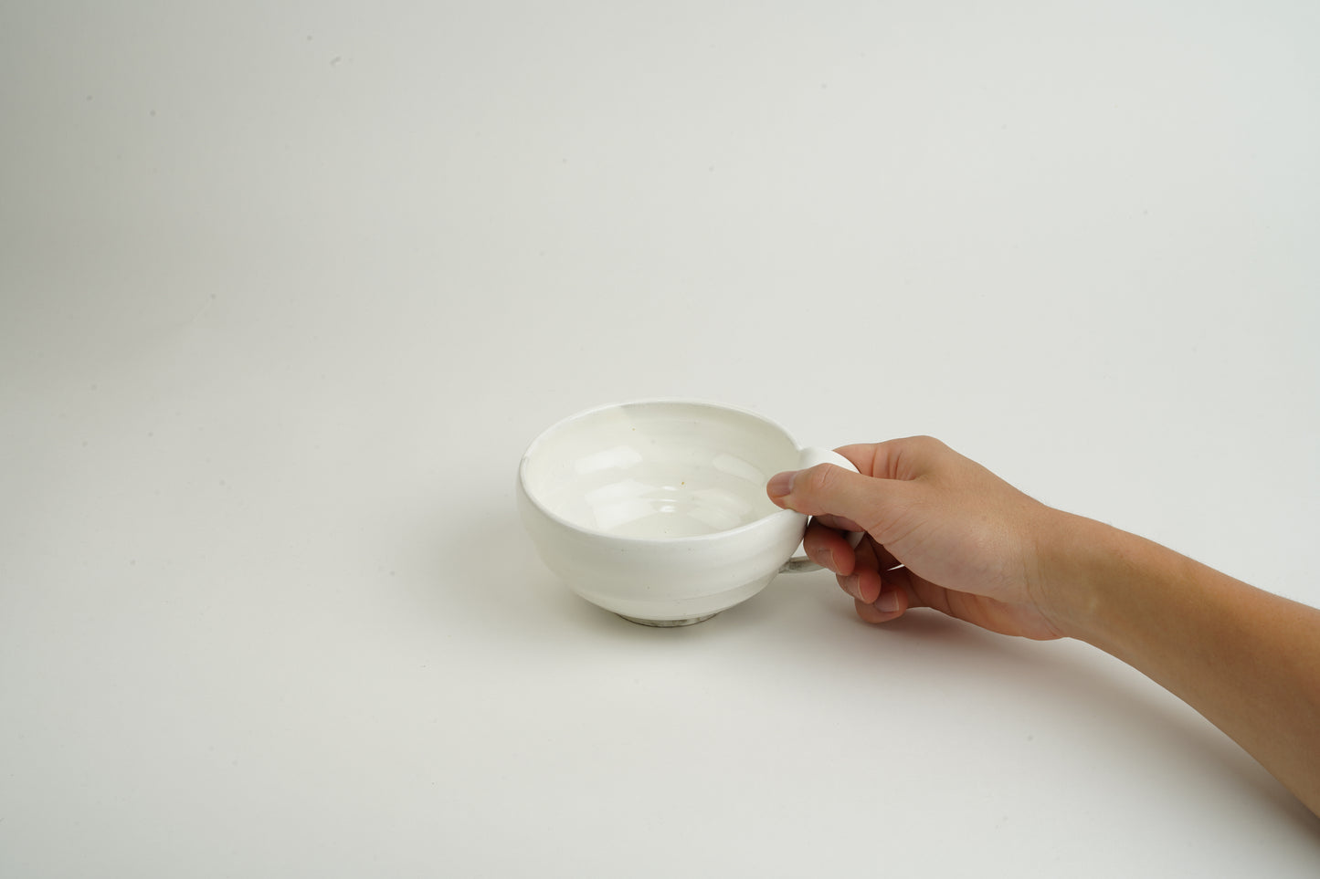 粉引スープカップ