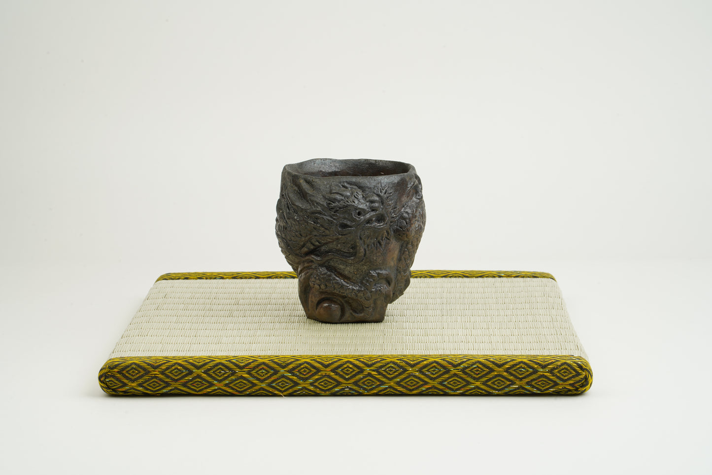 Black Bizen Dragon Carved Sake Cup
Unseen Power