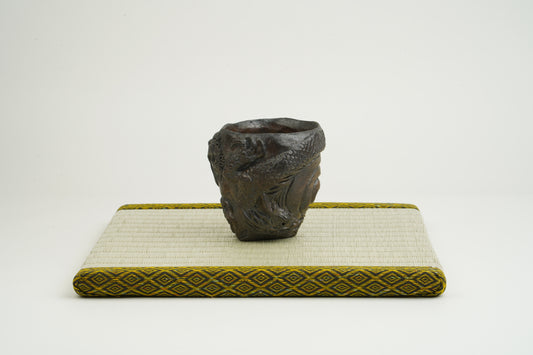 Black Bizen Dragon Carved Sake Cup
Unseen Power