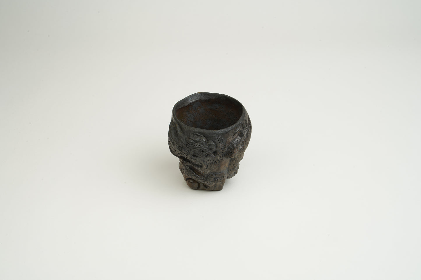 Black Bizen Dragon Carved Sake Cup
Unseen Power